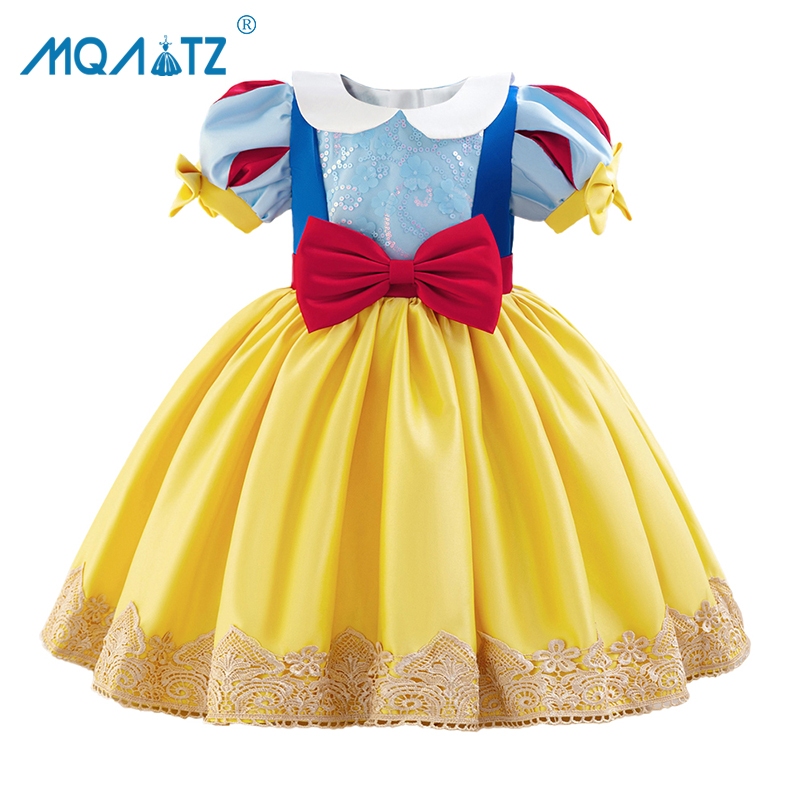 Kids Dress Fancy Dress Year Old MQATZ Yellow Cosplay Baby Girl