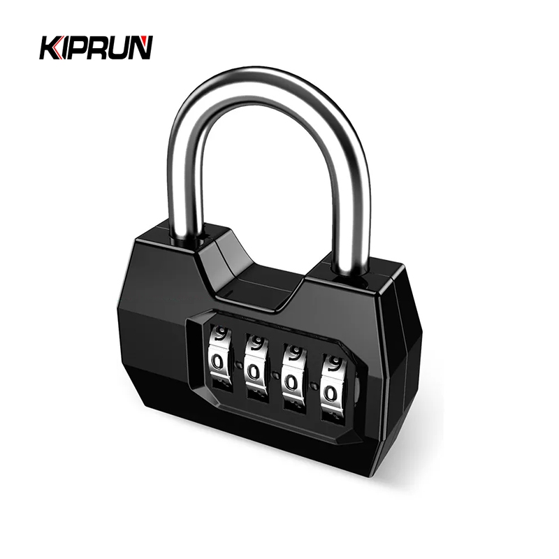 1pc Combination Padlock, 4 Digit Combination Lock With Keys, Resettable - View #5
