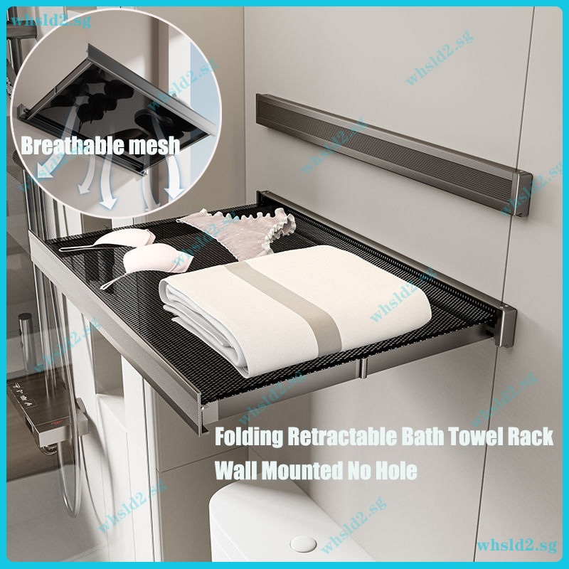 Zentuary Home Wall Mounted Clothes Airer 80cm Retractable Drying Rack | INDIA