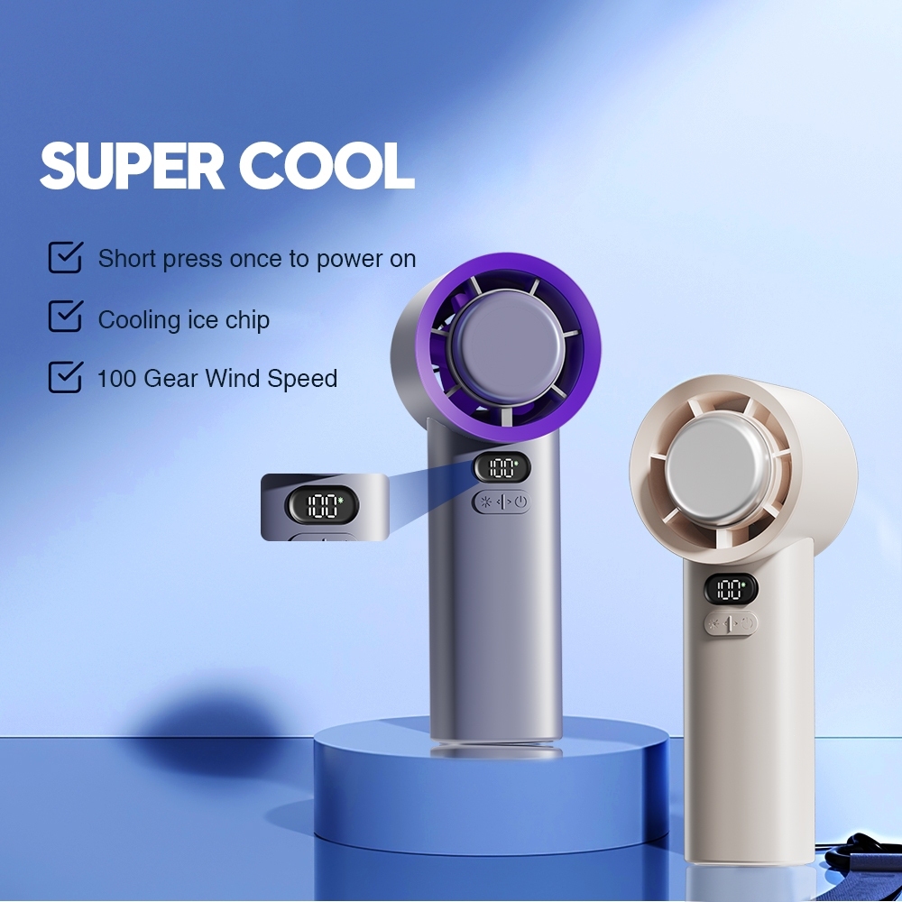 (𝐒𝐆 𝐒𝐓𝐎𝐂𝐊) Mini Fan Portable Fan Rechargeable Cooling Handheld Fan ...