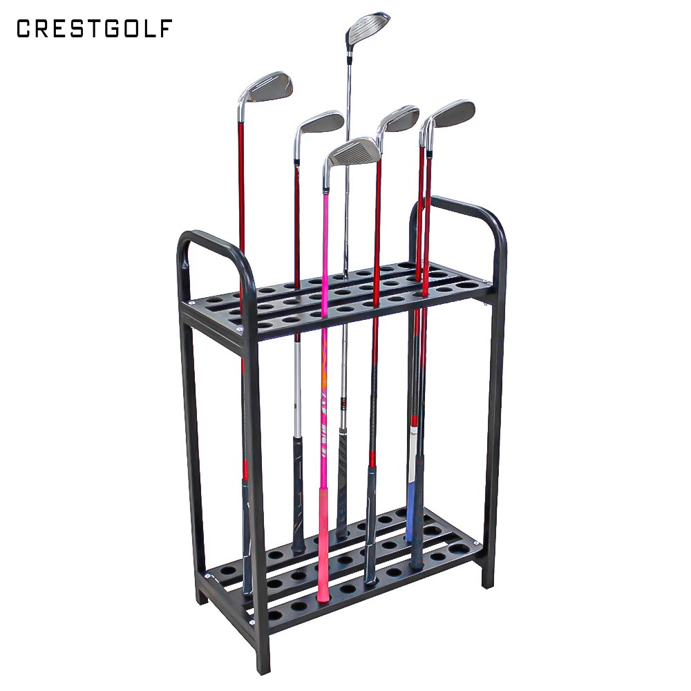 Golf 27 hole shelf, Golf practice equipment,golf club rack stainless ...