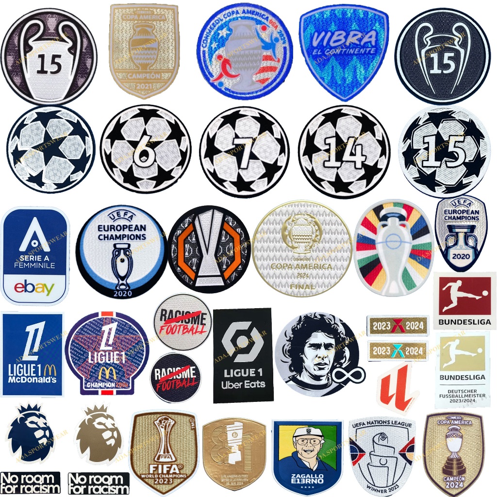 2024 EURO 2425 UEL LIGUE1 patch Real M Defending the Crown The 15th