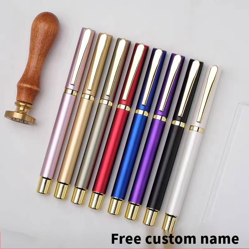 Customize Name Engrave Business Signature Pen Point Can Engrave LOGO ...