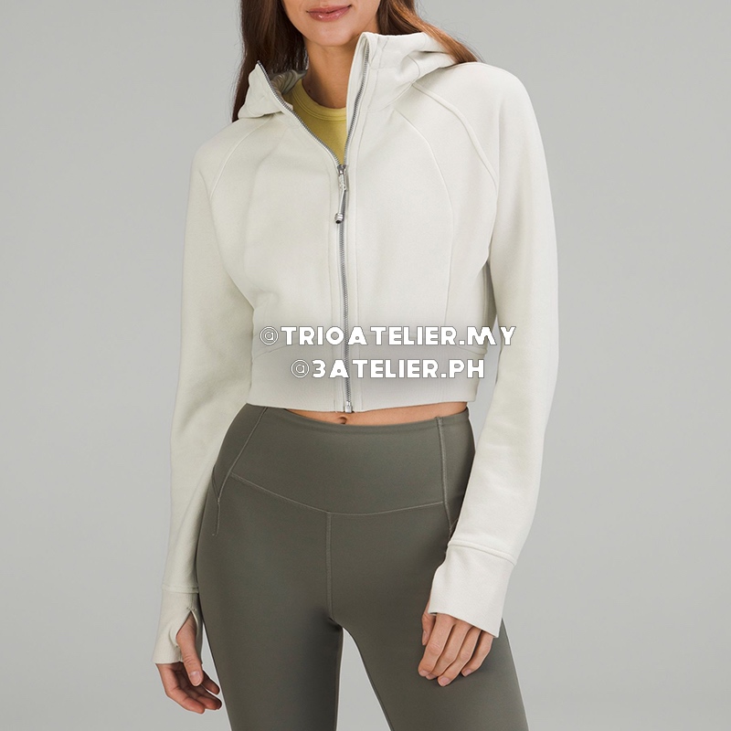 Lululemon Scuba Full Zip Cropped Hoodie 8Color Shopee Singapore