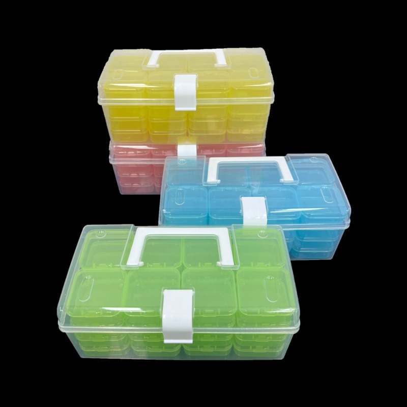 32 Grid Desktop Storage Color Small Square Box Portable Multifunctional ...
