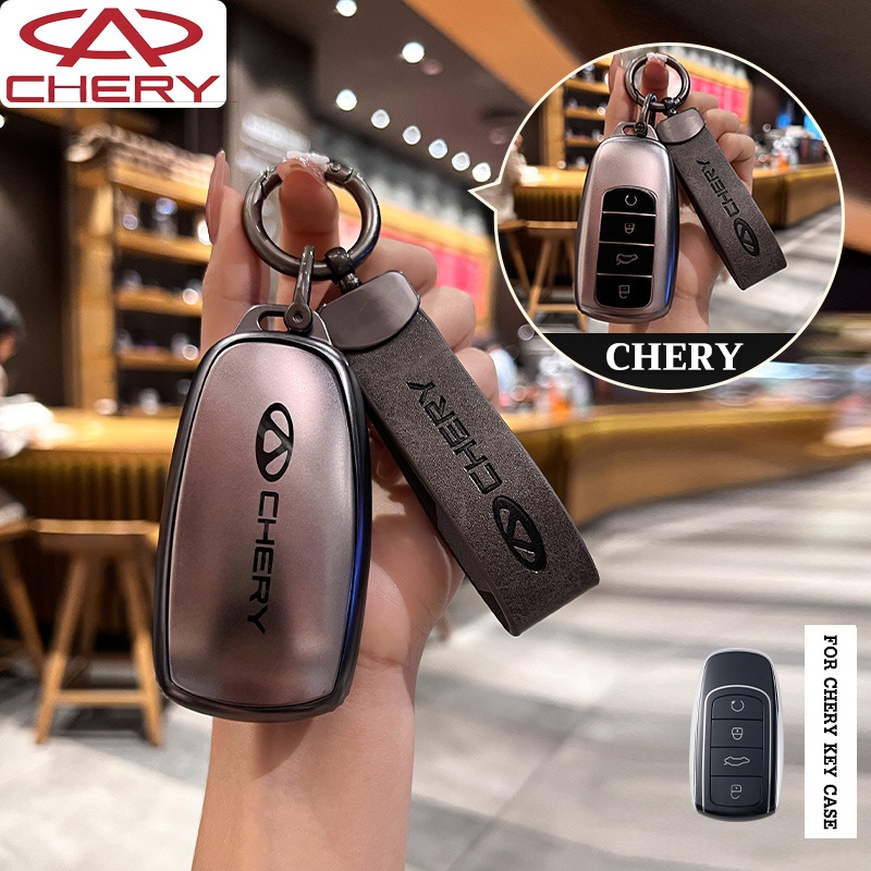 Chery Remote Smart Car Key Chain Ring Cover Case Shell Protect For ...