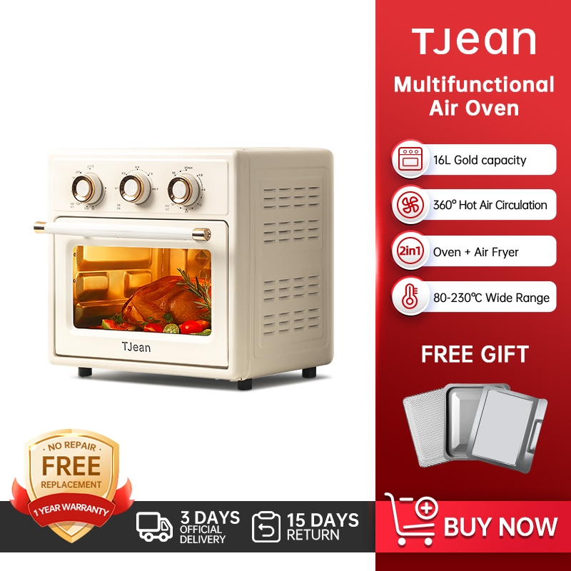 TJean Air Fryer Oven Cooker Inverter 16L Multifunctional Household ...