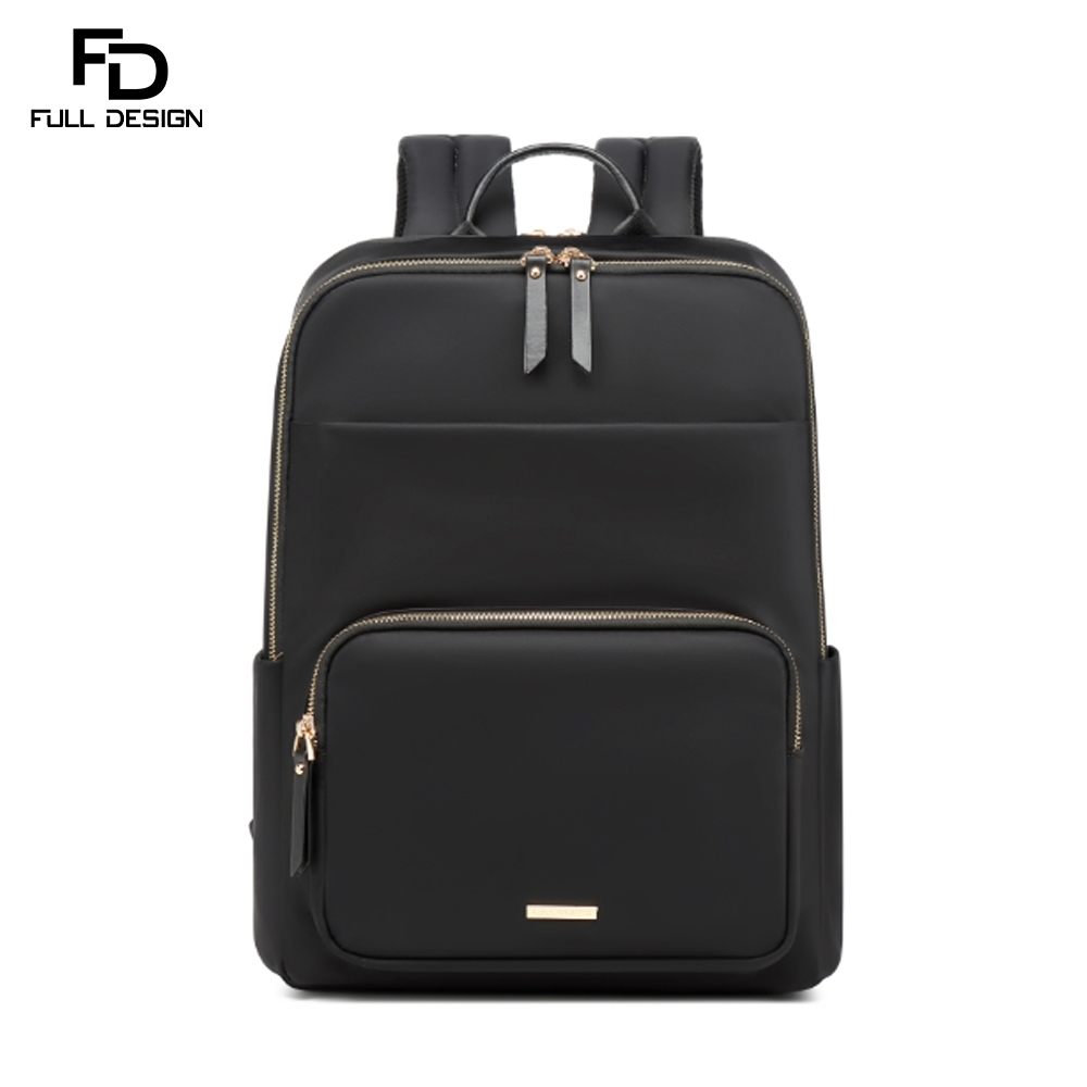FULL DESIGN Women Backpack Large Capacity Waterproof 14inch Laptop ...