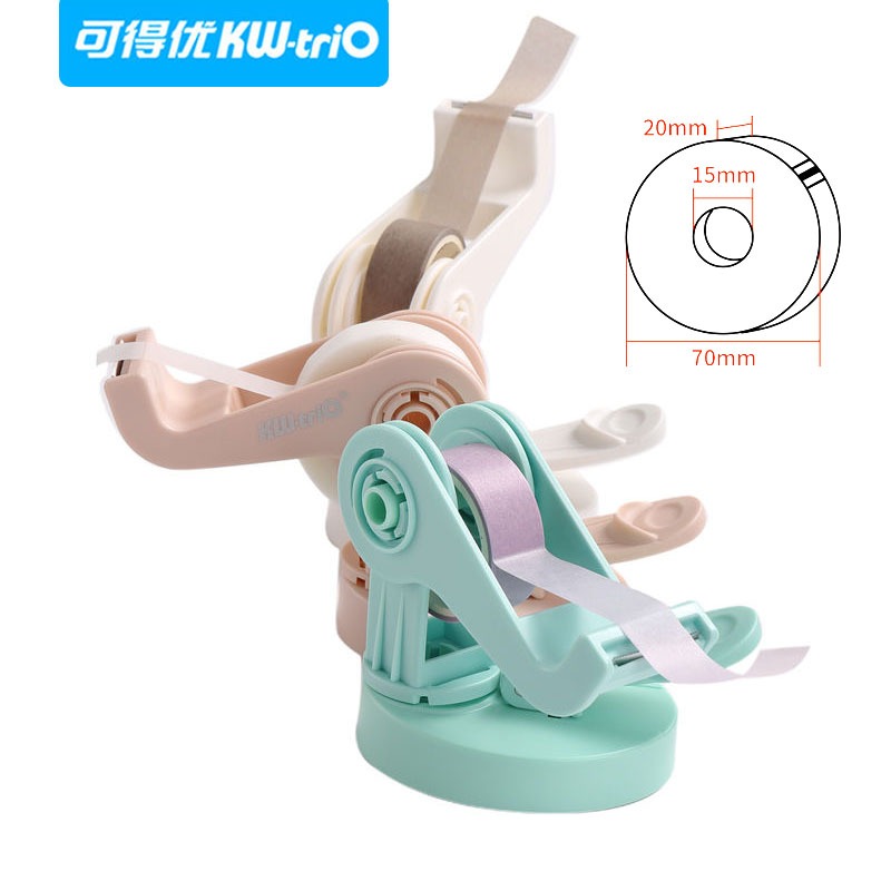 KW-triO Tape Cutter Tape Tool Tape Holder Base Tape Dispenser School ...