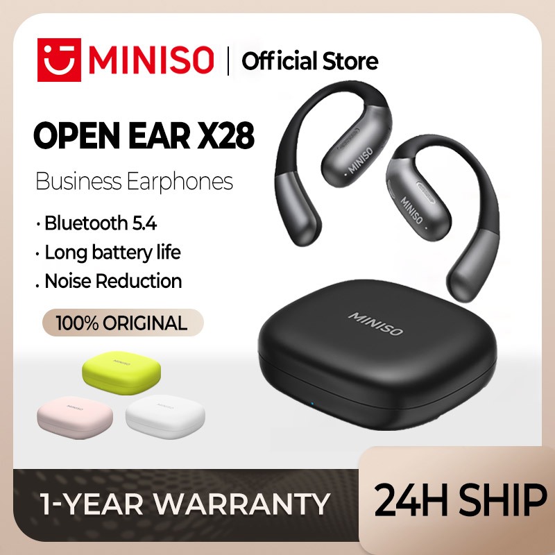 MINISO X28 OWS Wireless AI Earphone Bluetooth TWS 3D Stereo