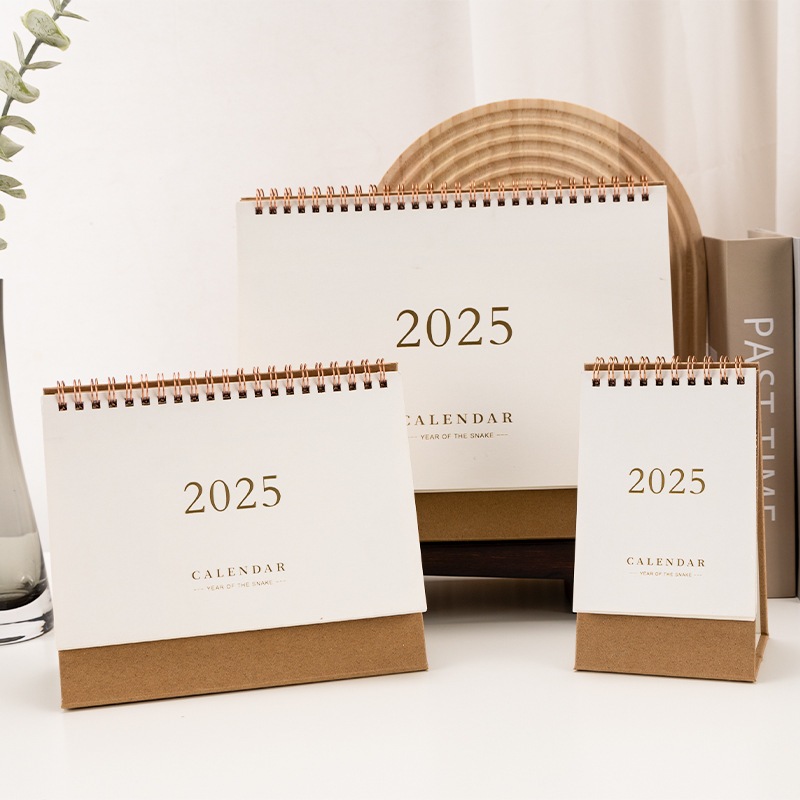 2025 Desk Calendar Planner Simple Small Fresh Desktop Calendar 2025