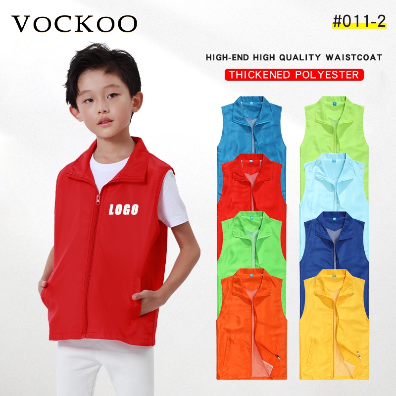 Children Sleeveless Vest Personalized Customized School Activities Charity Activities Vest Club Volunteer Work