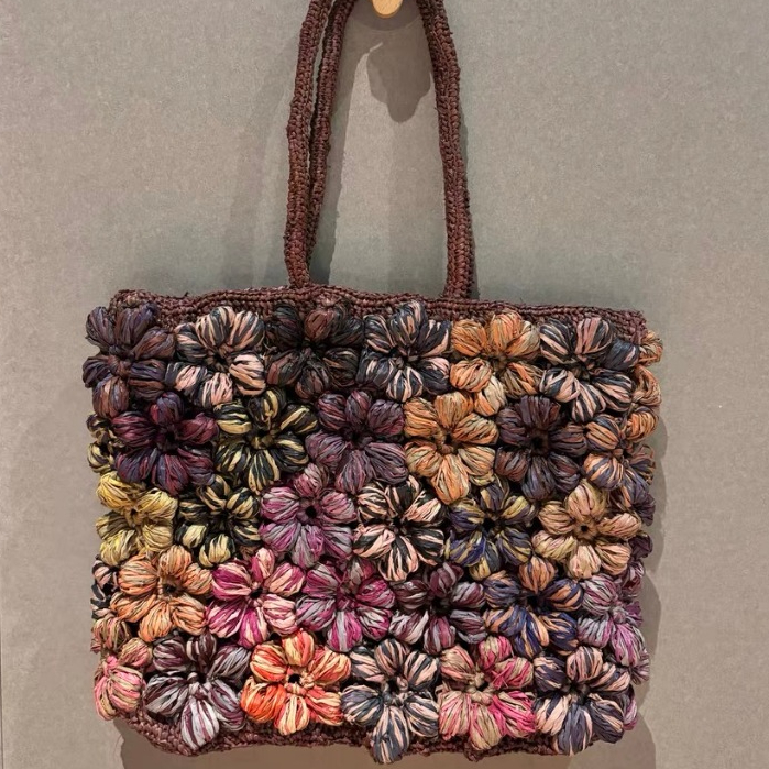 Lyl~french Niche Brand Sophie Digard Woven Bag Hollow Crochet Bag