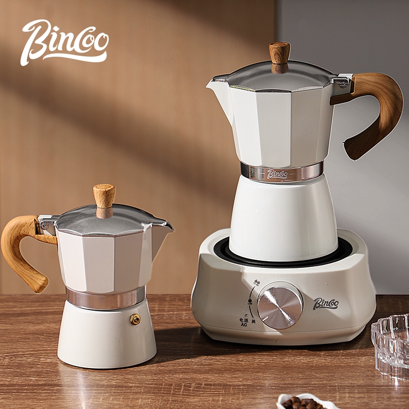 Bincoo Moka Pot Coffee Pot Household Small Electric Stove Set