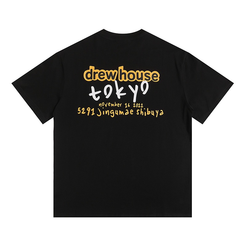 Drew House T-shirts Men Woman High Quality Casual Couple Tops Tee