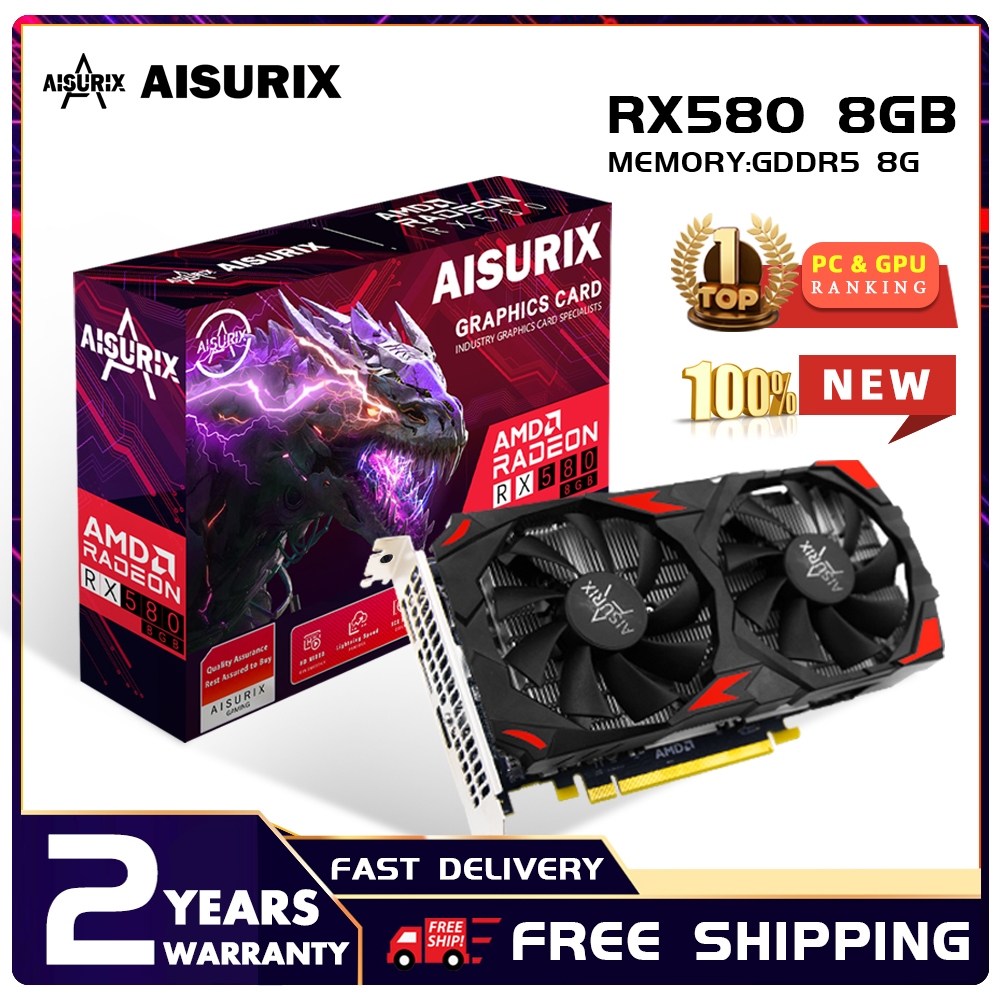 Graphics Card Rx 580 Gb Aorus 580 Gaming 8g Aorus Radeon Rx580 8gb