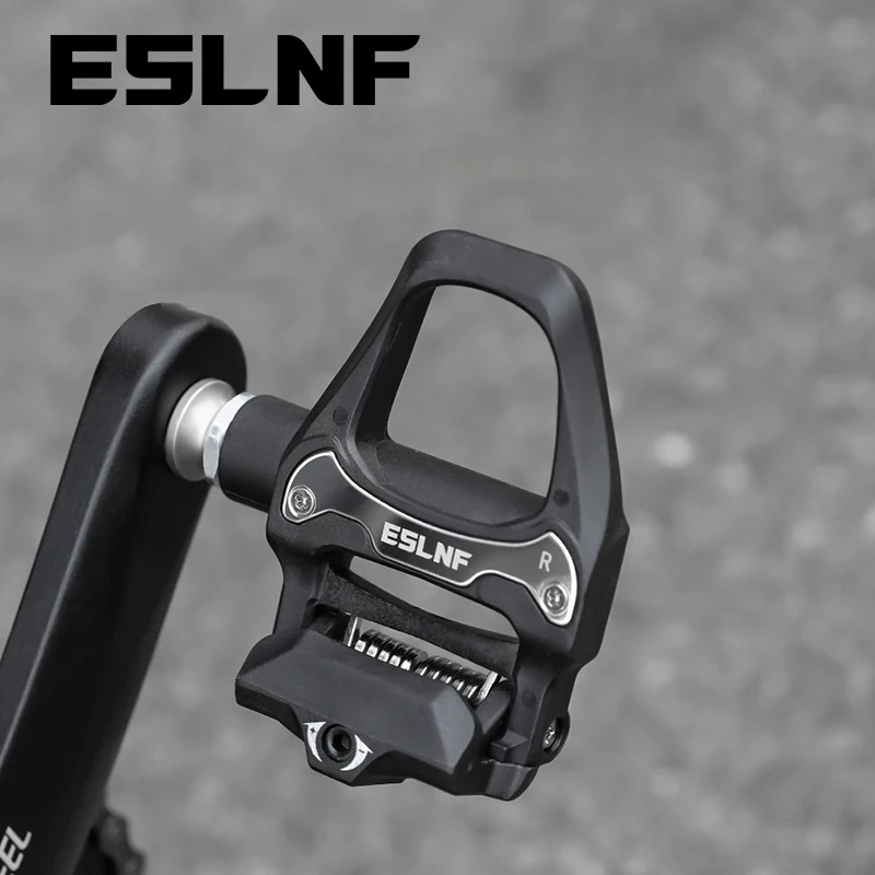 ESLNF Road Bike Clipless Pedals Self locking SPD Anti slip Cycling Pedals Suitable for Outdoor Mountain Bikes Accessories