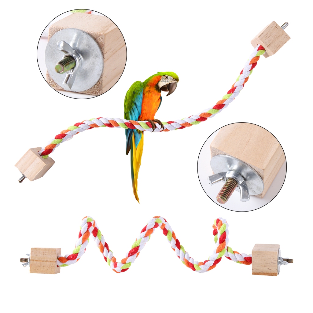 SOWUNO Parrot Chewing Toy Funny Bird Chew Toy Bird Tearing Toy Parrot