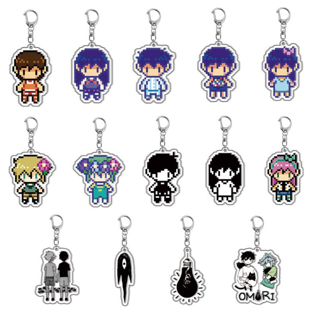 Omori Pixel Oblikai Hero Bethel Mary Acrylic Keychain | Shopee