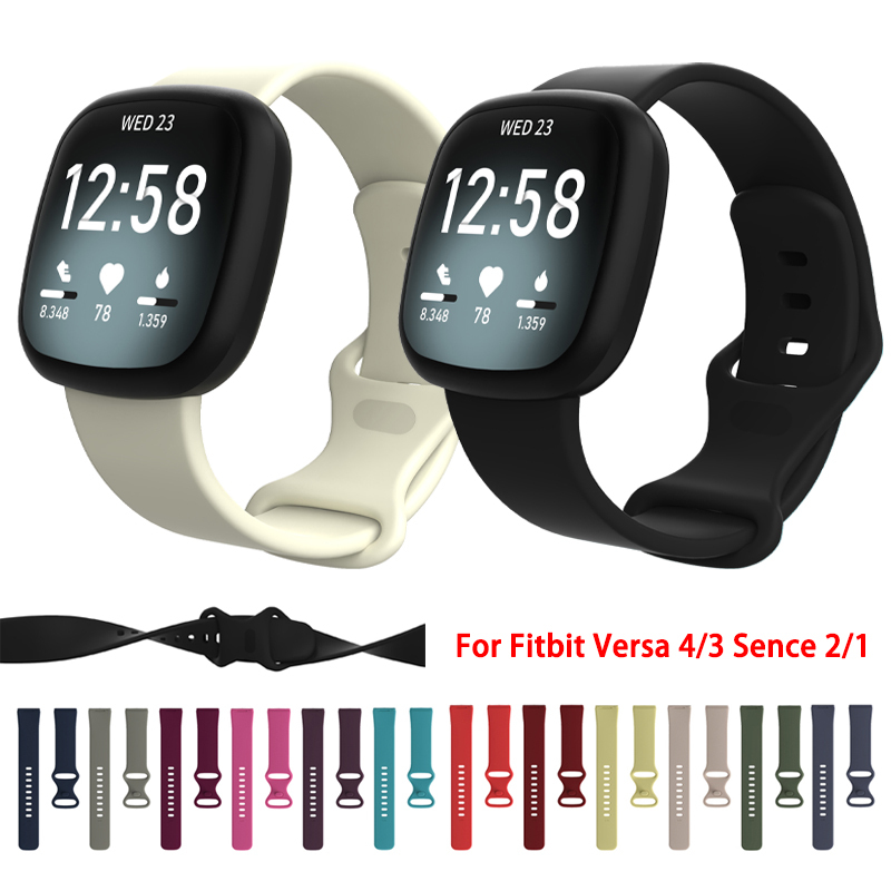 Replacement Wristband Silicone Strap For Fitbit Versa 4 3 Sence 2