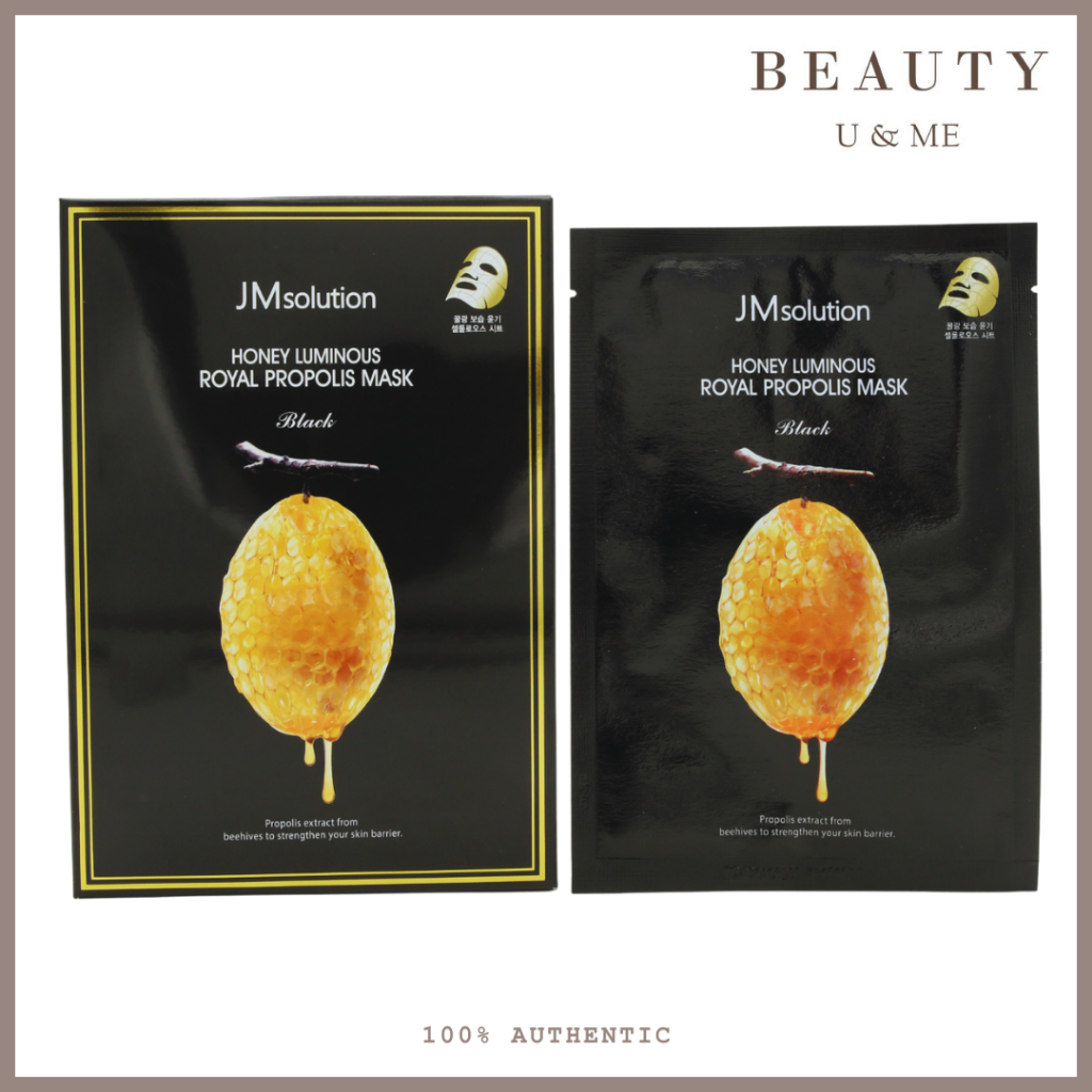 JM Solution Honey Luminous Royal Propolis Mask 10pcs | Shopee Singapore