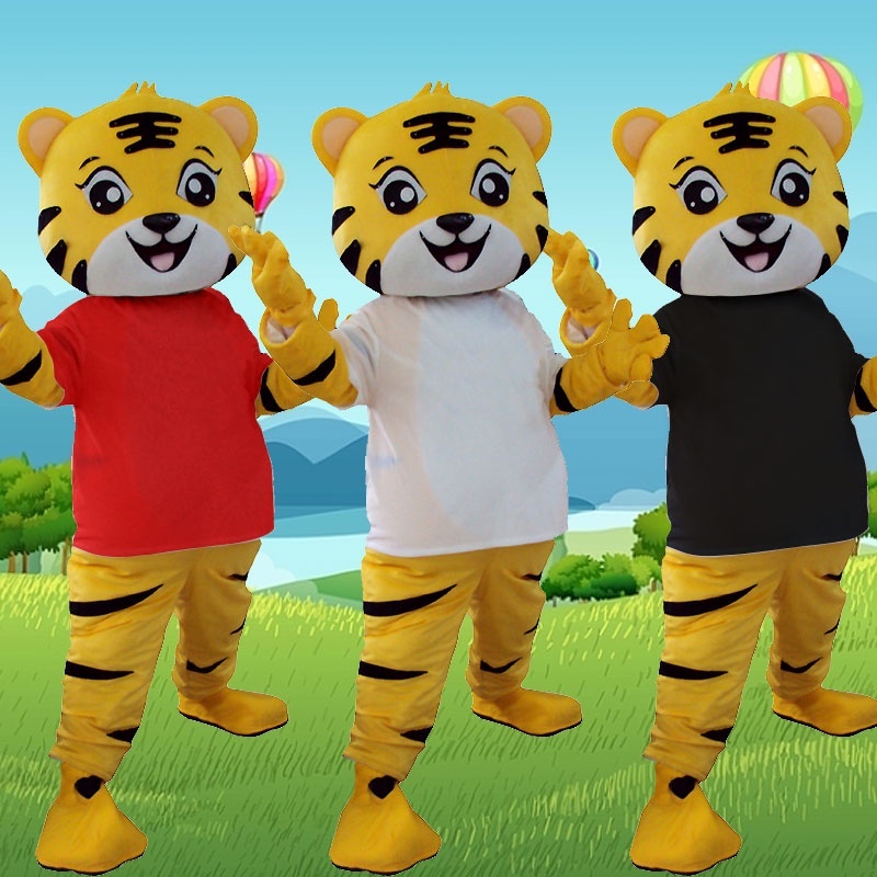 Amway Tiger Cartoon Animation Character Role Play Mascot Costume Adults ...