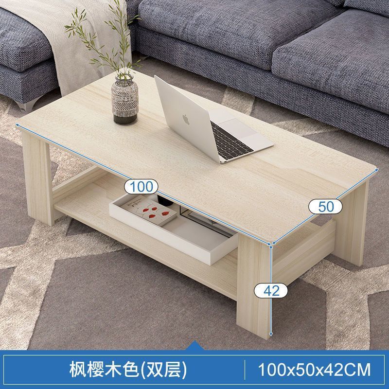 Solid Wood Coffee Table Home Living Room Sofa Side Table Modern Simple ...