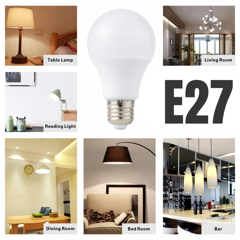 E27 interface 5W/7W/9W/12W white energy-saving LED bulb spherical bulb ...