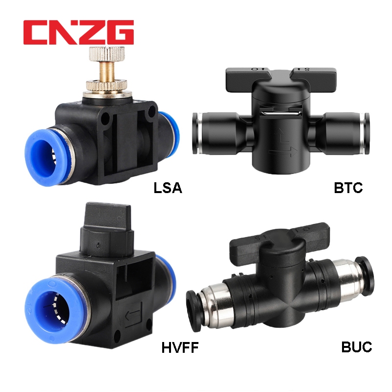 Flow Speed Control Valve 6mm 4mm 8mm 10mm 12mm Pneumatic Air