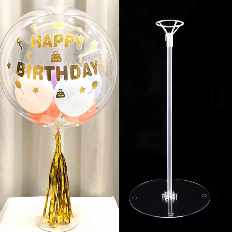 BOBO Balloon Table Floating Column Support Rod Transparent Bracket ...