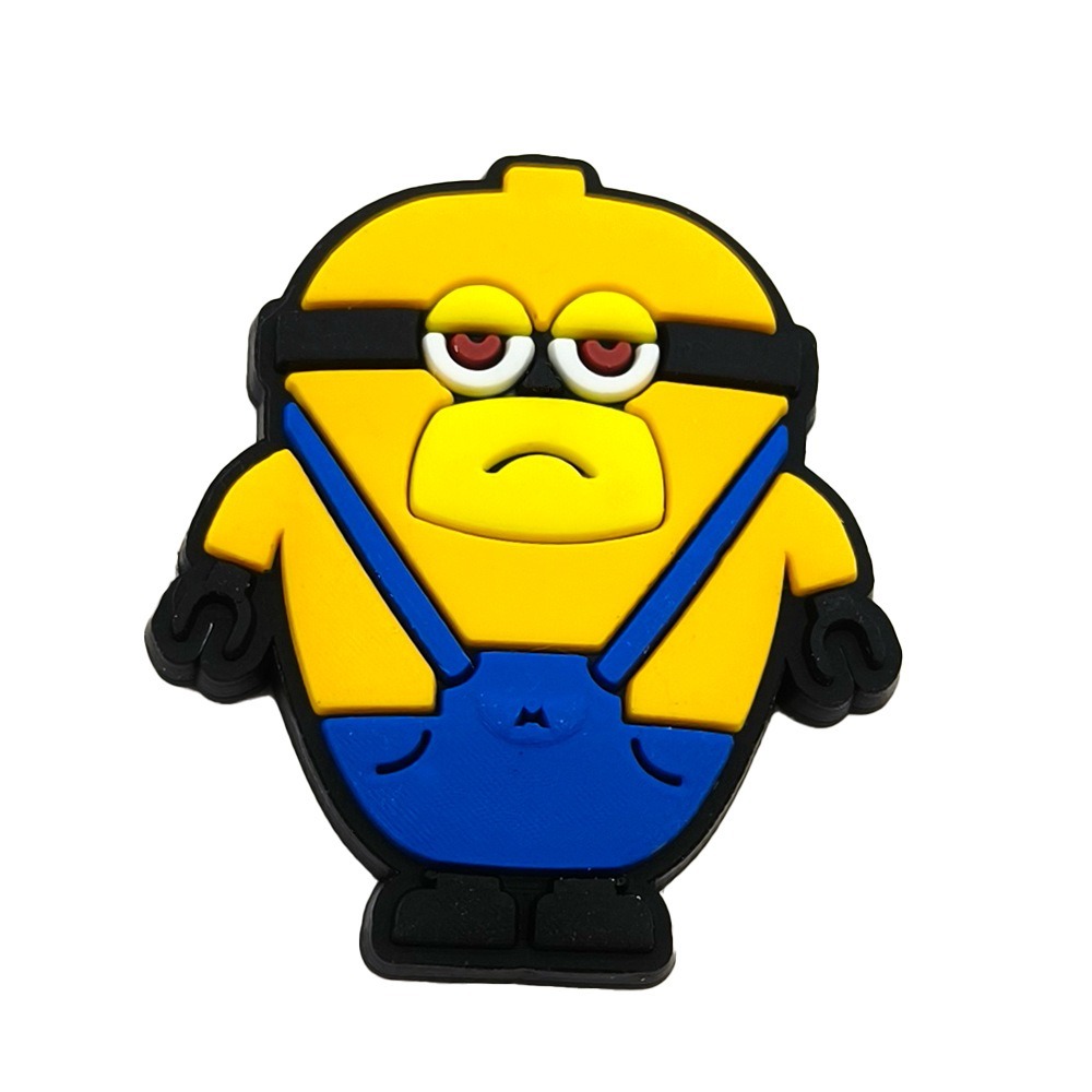 croc Shoe Charms 1Pcs Minions cartoon Pins PVC DIY Sandals clogs