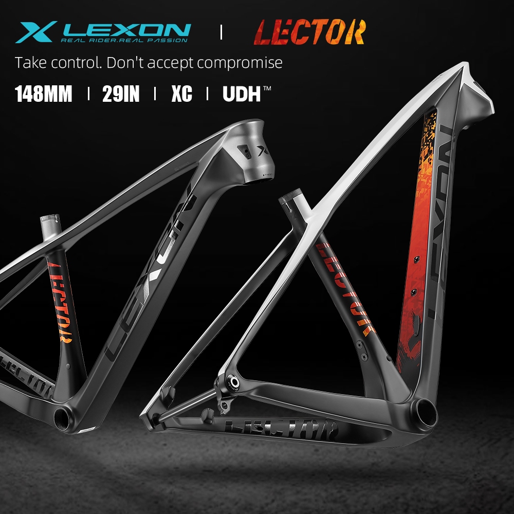 lexon LECTOR Carbon MTB Frame 29er UDH Plus Mountain Bike Carbon Frame 148 12mm BOOST Hidden Seatpost Clamp Bike Parts Shopee Singapore