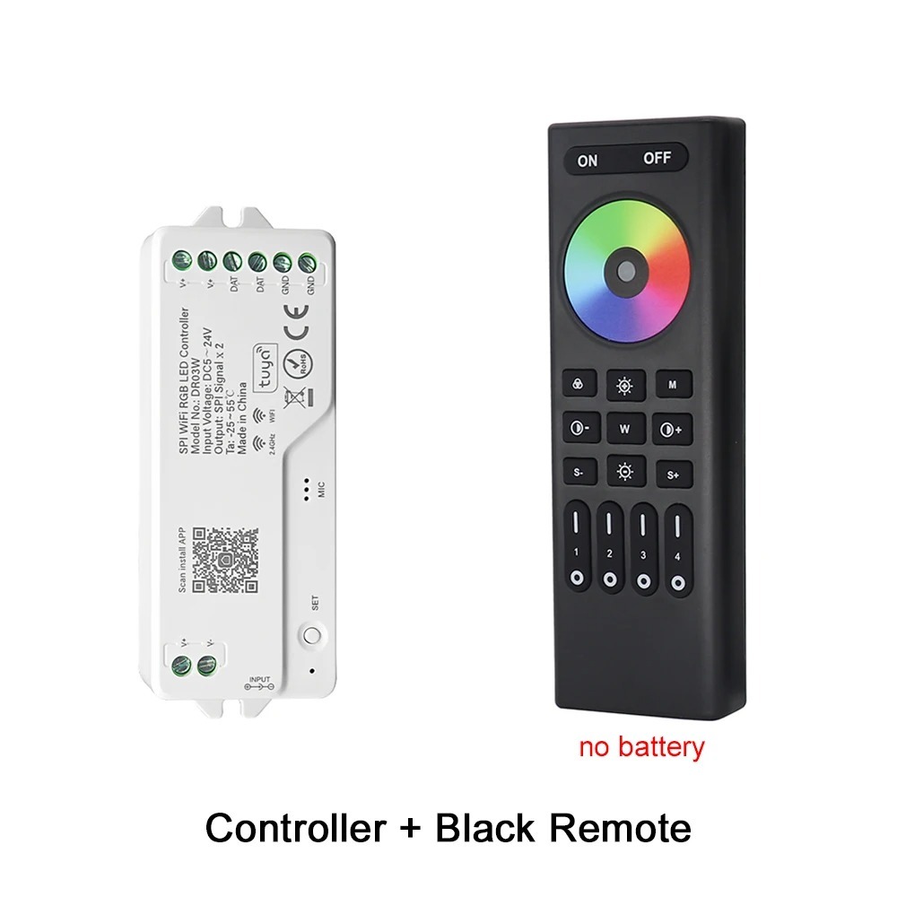 Tuya Wifi SPI RGB Controller for WS2812B WS2811 Addressable LED