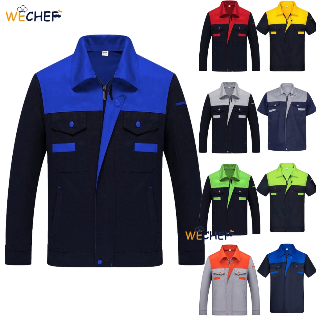 Ppe Baju Safety Jacket Long Sleeve Men Women Protectionclothing Labor
