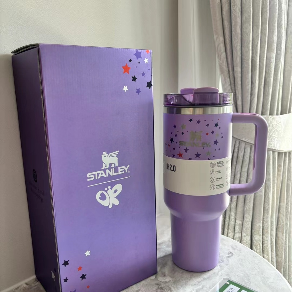 Stanley X Olivia Rodrigo Co-Branded] Purple Star Thermos Cup