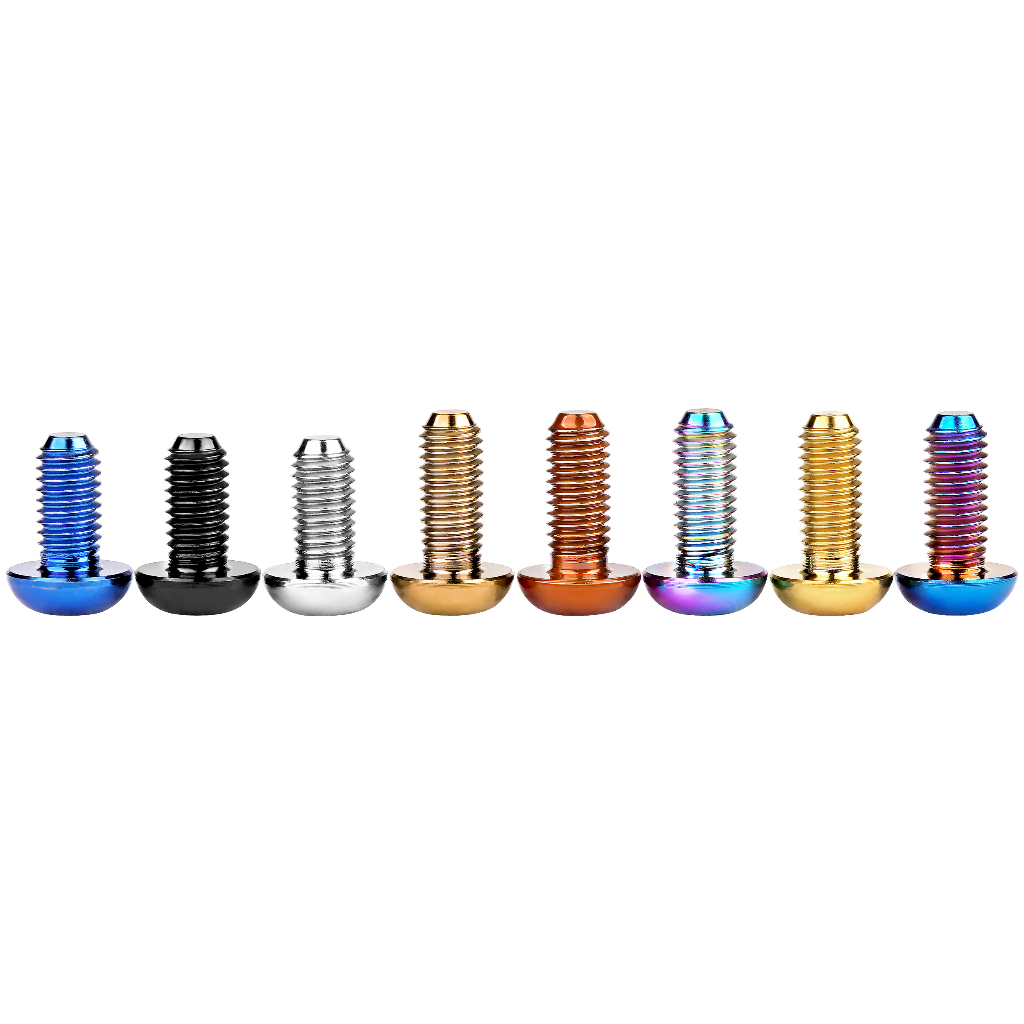 Wanyifa Titanium Bolt M5x10 12mm T25 Torx Head Screw for Bike Disc ...