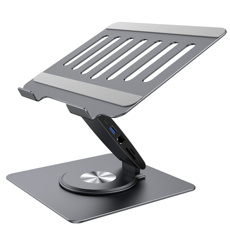 Laptop Stand, Tablet Stand, 360 Rotating, Foldable, Office, HUB Docking ...