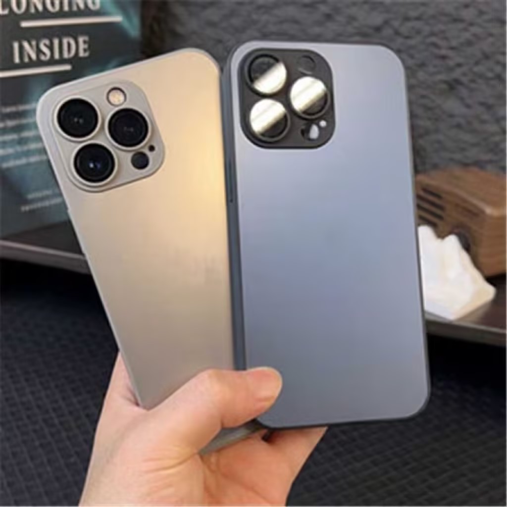 Titanium Gray Nano AG Matte Glass Case for IPhone 16 15 14 13 12 11 Pro ...