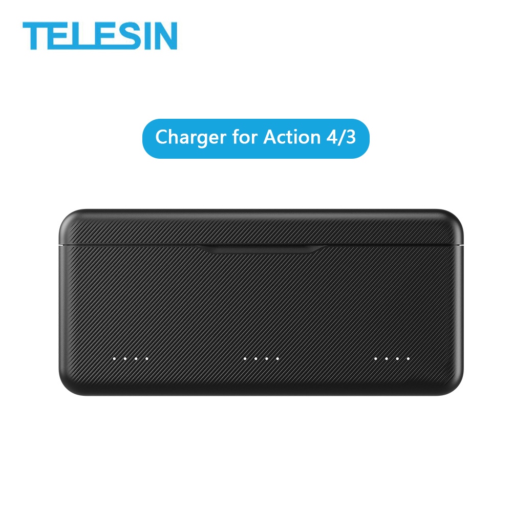 TELESIN Battery Charger Storage Case for DJI Osmo Action Sport
