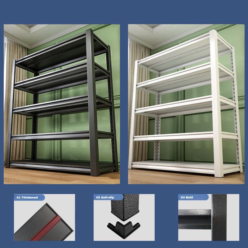 Boltless Rack AntiRust Metal Shelf Rack Heavy Duty 35 Tiers Storeroom