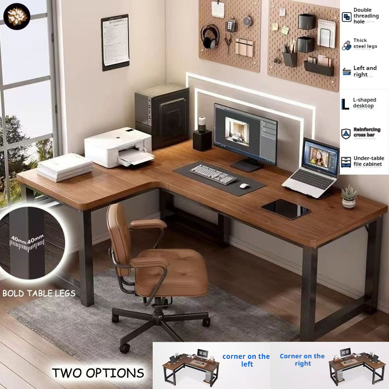 LAQ Corner Desk, Computer Desk, Desktop L-shaped Office Desk ...