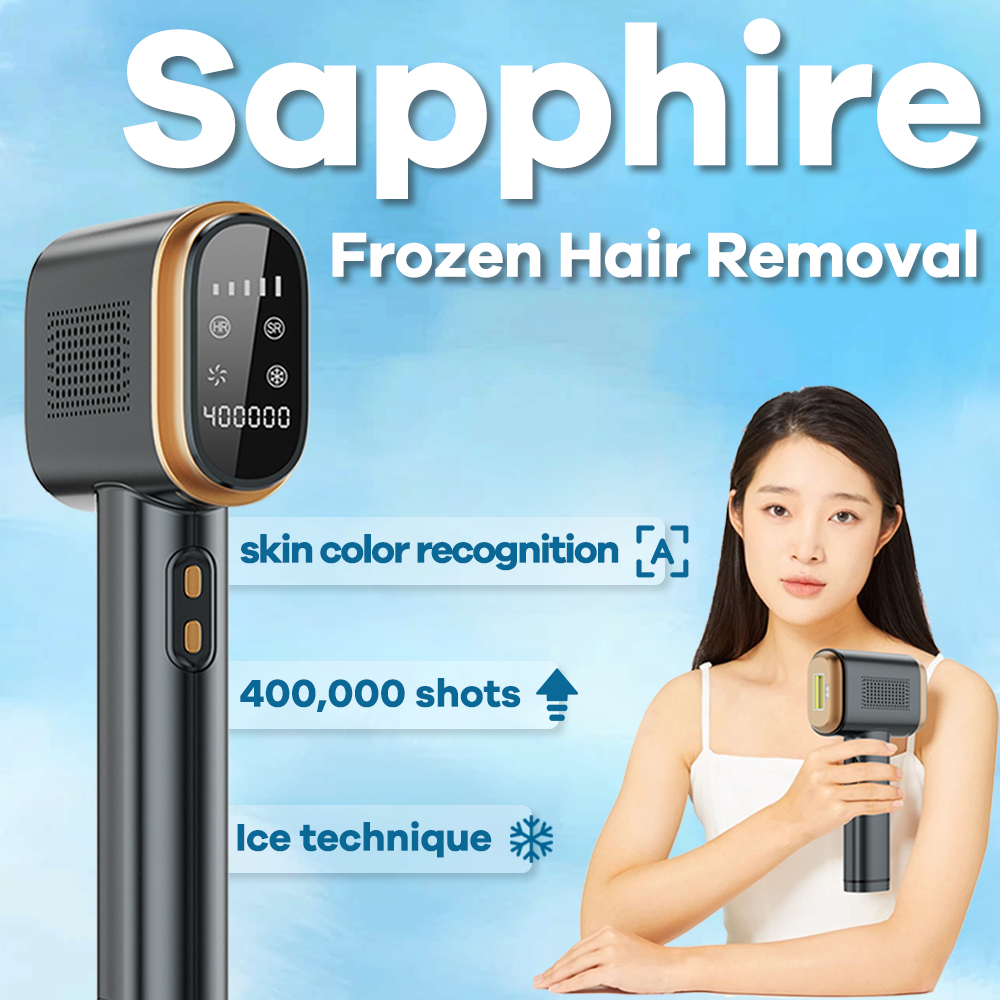 ICE COOL IPL HAIR REMOVAL Machine Laser Epilator Ice Cooling IPL