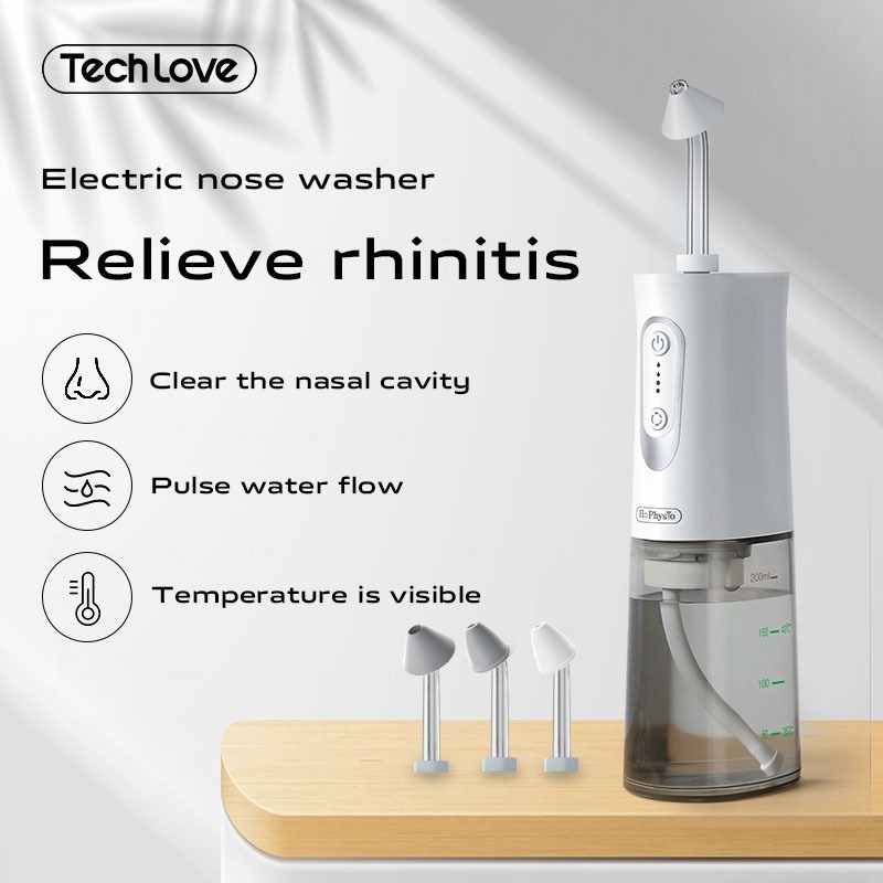 Tech Love Nasal Wash Nose Cleaner Electric Neti Pot for Nasal ...