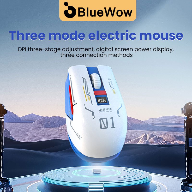 BlueWow Wireless Gaming Mouse 3 Speed RGB Breathing Light Gaming Mouse ...