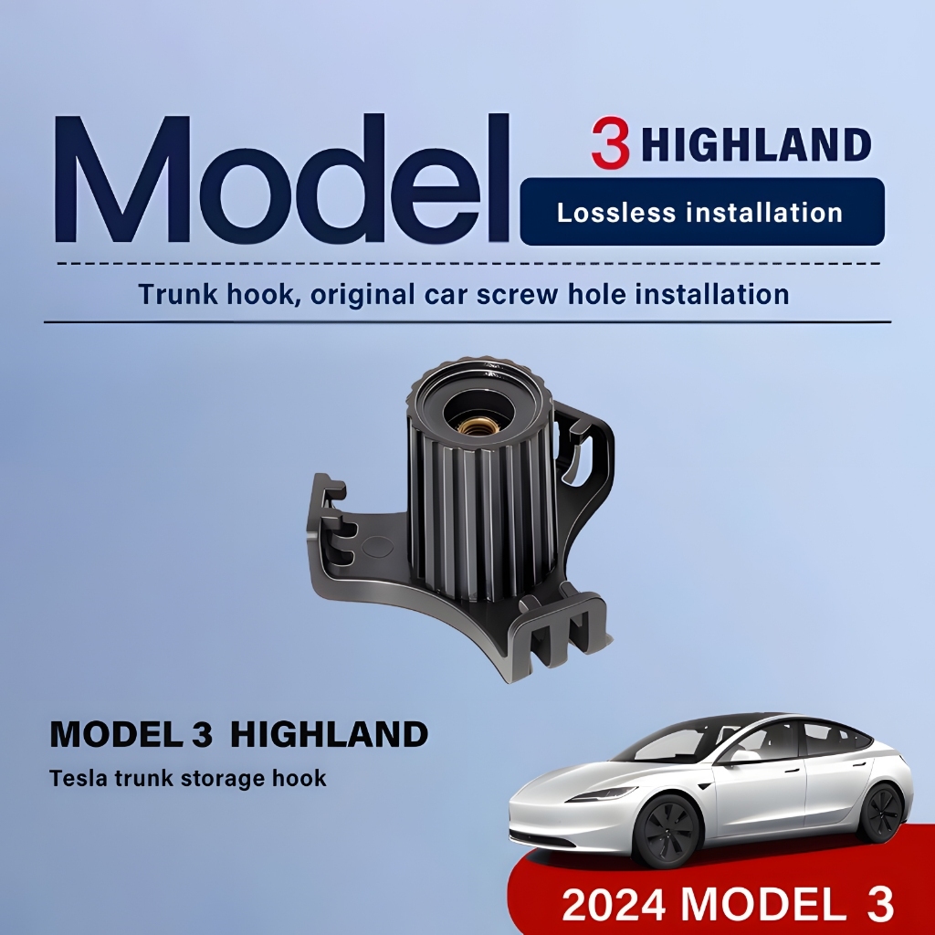 Suitable for Tesla Model 3 Highland 2024 Trunk Hook Grocery Bag Hook Car Pendant Accessories Shopee Singapore