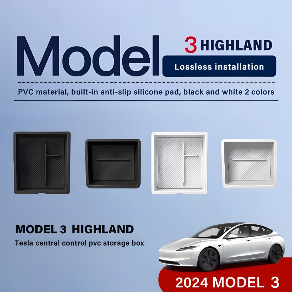 Suitable for 2024 2025 Tesla Model 3 Highland PVC center console ...