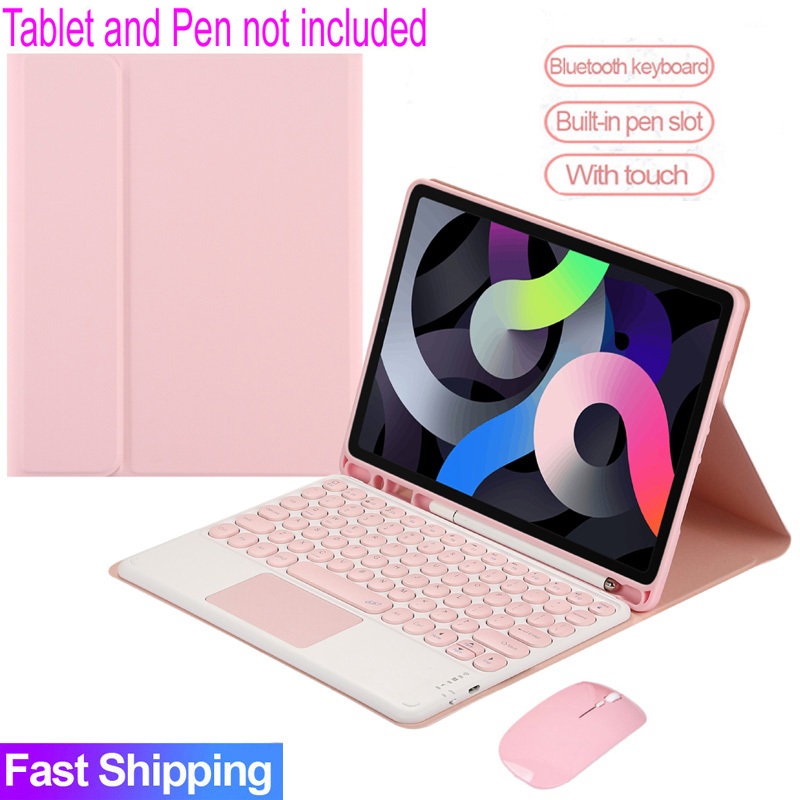 Case with Touchpad Keyboard For iPad 5th 6th 7th Gen 8th 9th 10th