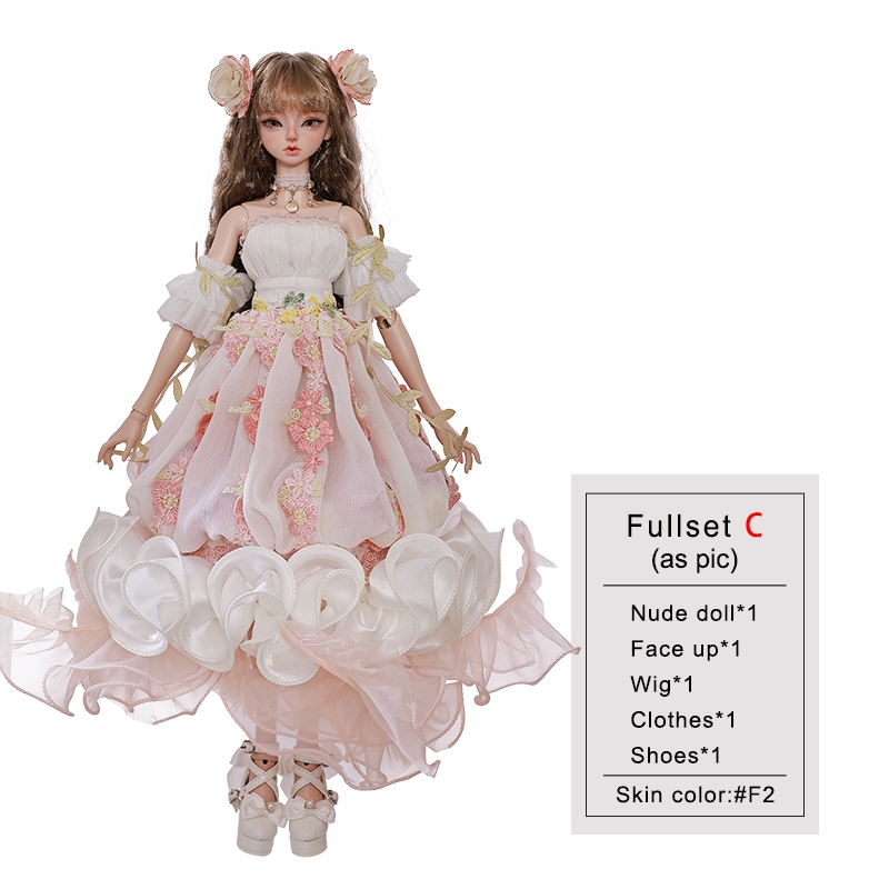 Sakina Bjd Doll 1/4 Bariy Flower Jellyfish Fantasy Toys Resin Ball