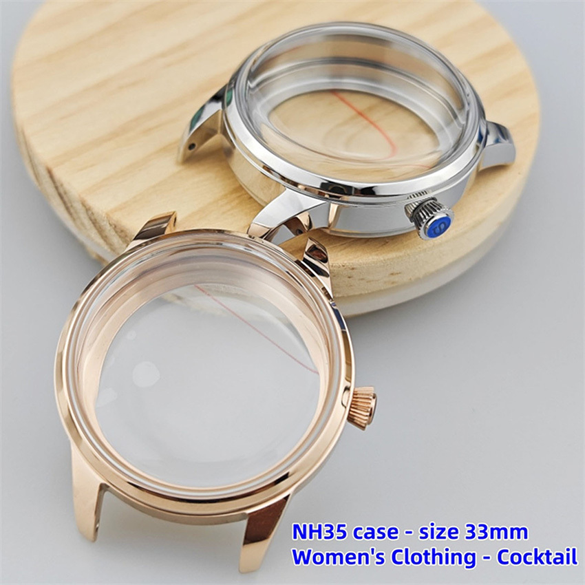 33MM Watch Case Modified Mechanical Watch Accessories for NH35 Movement Shopee Singapore