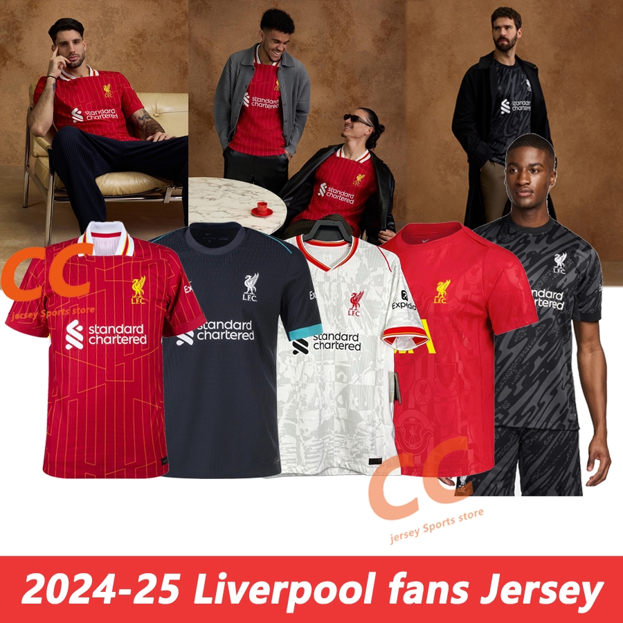 Liverpool Soccer Football Jersey Sports shirt Jerseys 2024 25 Top Quality S 5XL Fans Version